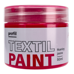 FARBA DO TKANIN JASNYCH PROFIL 50ML 253 FUKSJA