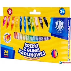 KREDKI Z GLINKI KAOLINOWEJ ASTRA 24 KOLORY