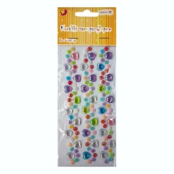 KRYSZTAŁKI SAMOPRZYLEPNE ALIGA SERCA I KÓŁKA