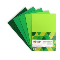 ARKUSZE PIANKOWE HAPPY COLOR MIX GREEN 5 SZTUK