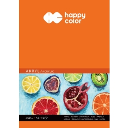 BLOK DO AKRYLU A3 10 KARTEK HAPPY COLOR 360G/M2