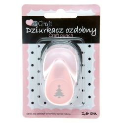 DZIURKACZ OZDOBNY DPCRAFT 1,6CM CHOINKA