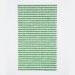 KRYSZTAŁKI SAMOPRZYLEPNE DPCRAFT 3MM 806SZT LIGHT GREEN
