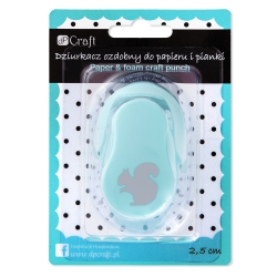 DZIURKACZ OZDOBNY DO PAPIERU I PIANKI DPCRAFT 2,5CM WIEWIÓRKA