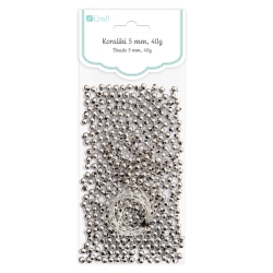 KORALIKI DPCRAFT SREBRNE 5MM 40G