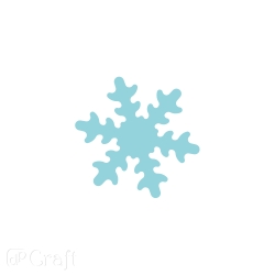 DZIURKACZ OZDOBNY DO PAPIERU I PIANKI DPCRAFT 3,8CM ŚNIEŻYNKA