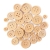 GUZIKI DREWNIANE DPCRAFT MIX 30 SZTUK NATURALNE